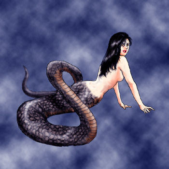 ラミアのイラスト